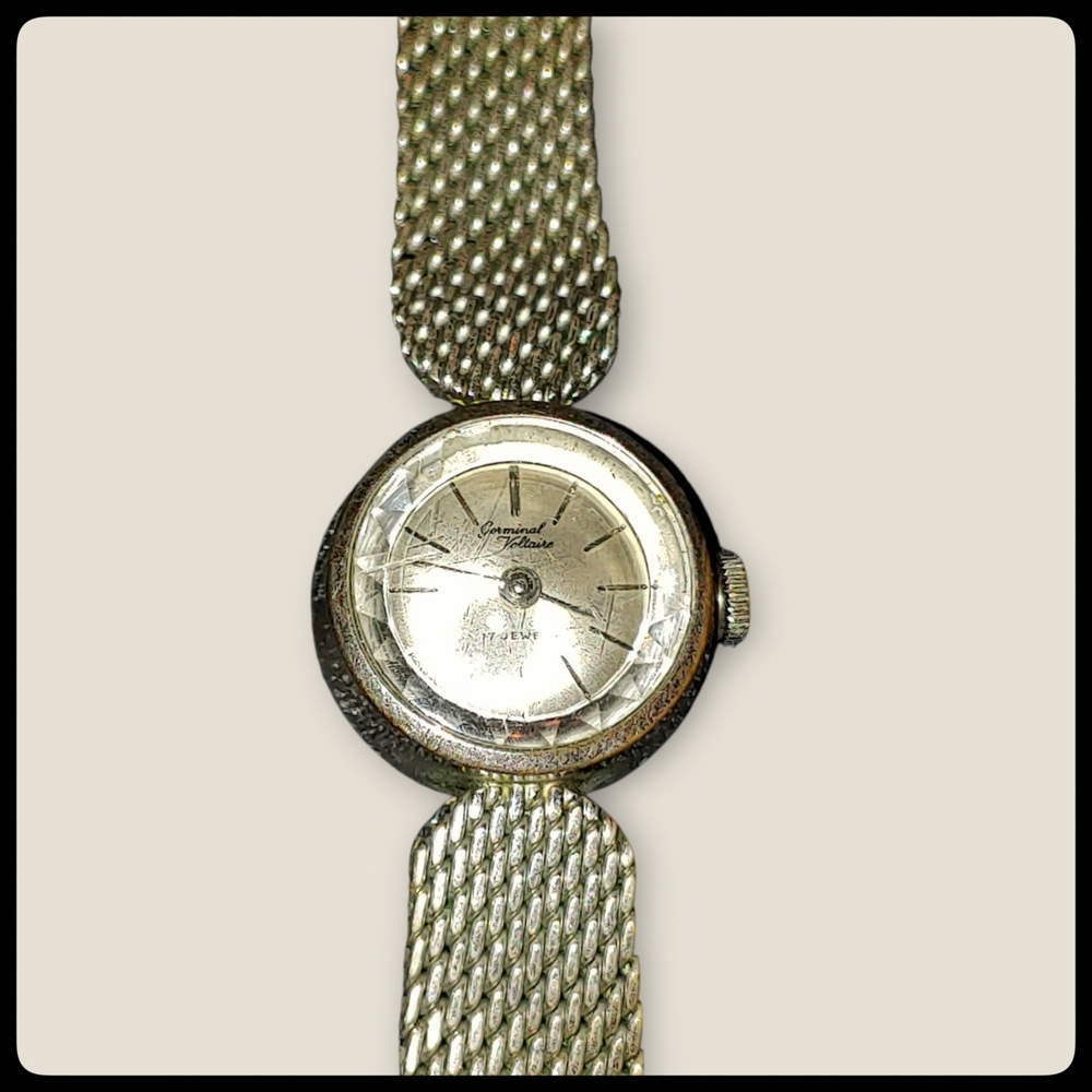 Vintage Germinal Voltaire 17 Jewel Swiss Watch